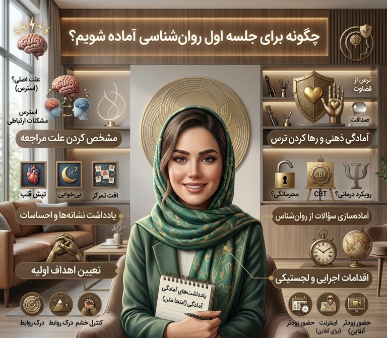 چگونه برای جلسه اول روانشناسی آماده شویم